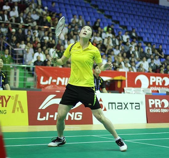 Vũ Thị Trang - tay vợt nữ duy nhất của cầu lông Việt Nam tham dự Olympic 2016 - 4 Vũ Thị Trang được đàn anh Tiến Minh dành nhiều lời khen ngợi