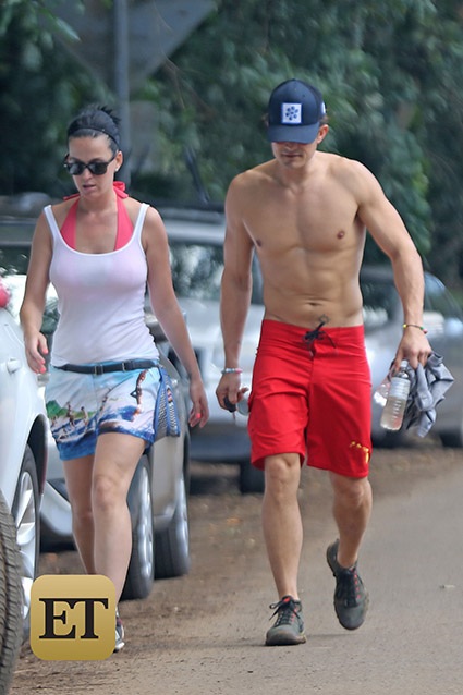 Katy Perry hạnh phúc bên Orlando Bloom - 2
Cánh săn ảnh đã bắt gặp cặp đôi này khi họ cùng nhau đi tập thể dục