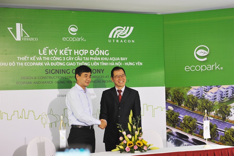 Ecopark tiếp tục xây dựng 3 cây cầu tại phân khu mới Aqua Bay - 1 Ecopark tiếp tục xây dựng 3 cây cầu tại phân khu mới Aqua Bay - 1
