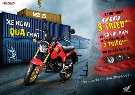 Honda Việt Nam tri ân khách hàng mua xe MSX 125cc - 3