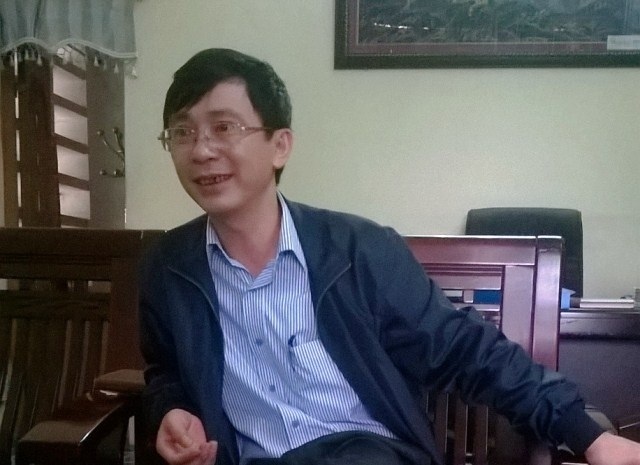 Thanh Hóa: Trường nghề èo uột học viên, dựa vào "dạy lái xe" để... "sống" - 1 Ông Hải chia sẻ với phóng viên.