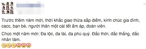Dân mạng "không ngủ", đua nhau lời chúc năm mới tốt lành, may mắn - 7 Dân mạng "không ngủ", đua nhau lời chúc năm mới tốt lành, may mắn - 7