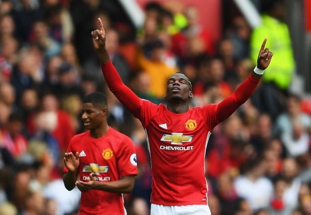 MU 4-1 Leicester: Chiến thắng ngọt ngào - 1
Pogba ăn mừng bàn thắng đầu tiên trong màu áo MU