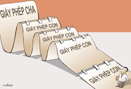 Khi "giấy phép con" vẫn là nhà, là xe... cho cán bộ, công chức - 1
(Minh họa: Ngọc Diệp)