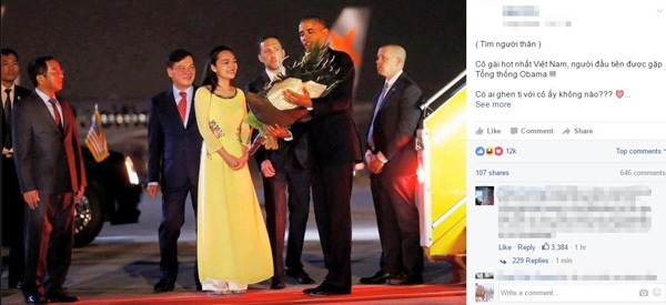 
Các trang mạng xã hội sôi sục tìm kiếm thông tin về cô gái có vinh dự đặc biệt này.
