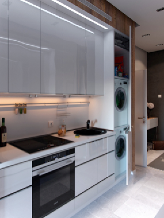 Gợi ý mẫu thiết kế căn hộ nhỏ nhưng “mạnh mẽ và cá tính” - 3 Gợi ý mẫu thiết kế căn hộ nhỏ nhưng “mạnh mẽ và cá tính” - 3