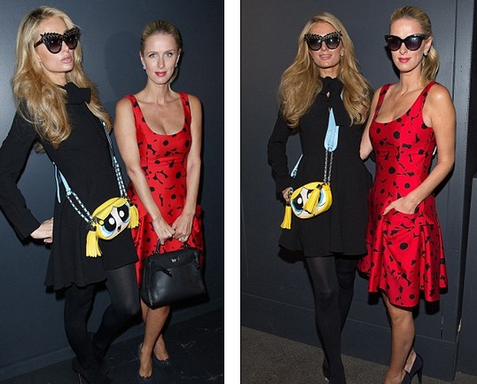 
Nicky cùng chị gái Paris Hilton đi xem show diễn của Jeremy Scott ngay sau đó
