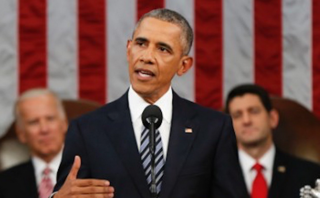 Kẻ ủng hộ IS từng âm mưu ám sát Tổng thống Mỹ Obama khi đọc thông điệp liên bang - 1
Tổng thống Barack Obama đọc thông điệp liên bang vào tháng 1/2015. (Ảnh: UPI)