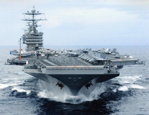 Mỹ dùng tàu sân bay tại Biển Đen: Phép thử siêu cường - 1 Tàu sân bay USS Harry S.Truman.