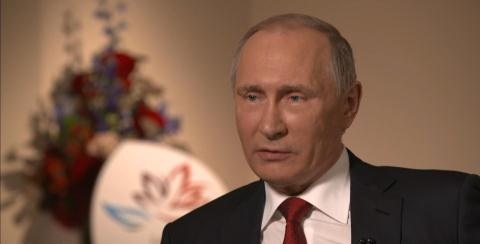 Putin bật mí Tổng thống Nga tiếp theo - 1 Tổng thống Nga Vladimir Putin trả lời hãng tin Mỹ. Ảnh: Bloomberg