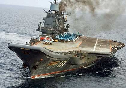 Lần đầu tiên Nga điều tàu sân bay đến Syria - 1 Lần đầu tiên Nga điều tàu sân bay đến Syria - 1
