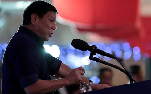 Số phận các con nghiện trong chiến dịch diệt ma túy của ông Duterte - 1 Tổng thống Philippines Duterte. Ảnh: AFP.