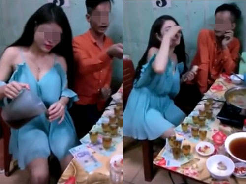 
Cô gái uống hết 17 chén rượu, nhận được 7 triệu đồng
