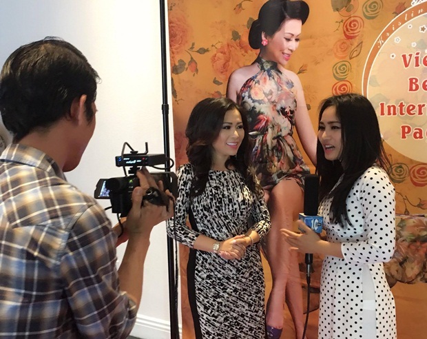 Ms. Vietnam Beauty International Pageant đã chính thức bắt đầu - 1 Hoa hậu Kristine Thảo Lâm trả lời báo chí