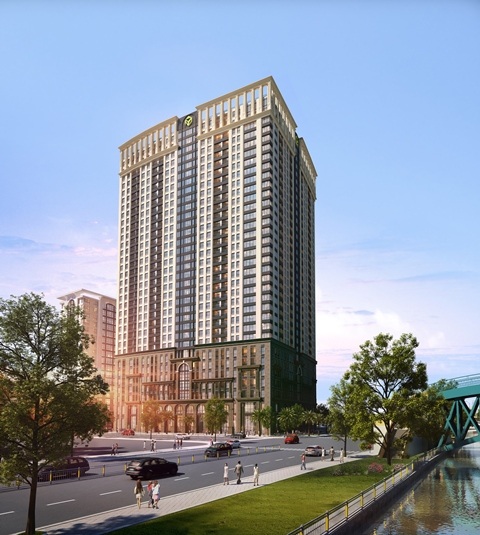 Dân tài chính thích gì khi mua căn hộ? - 1 Sài Gòn Royal Residence (34 – 35 Bến Vân Đồn, Q.4) hút giới đầu tư bởi vị trí một phút đi bộ qua cầu Mống đến “phố tài chính” của TP.HCM