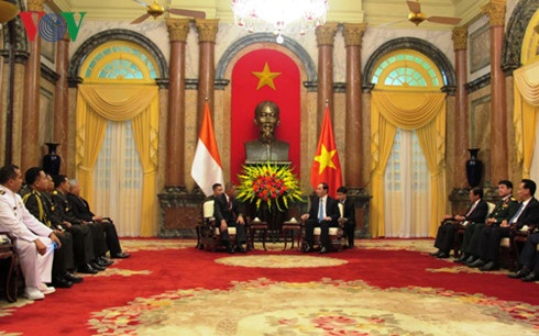 Chủ tịch nước Trần Đại Quang tiếp Bộ trưởng Bộ Quốc phòng Indonesia - 2 Toàn cảnh buổi tiếp Bộ trưởng Bộ Quốc phòng Indonesia.