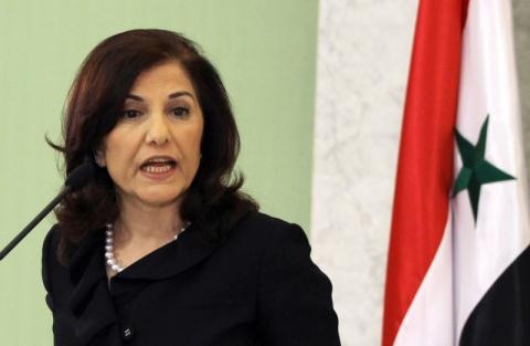 Syria tung đòn tấn công Aleppo, Mỹ kêu lớn Liên Hiệp quốc - 2 Bà Buseina Shaaban - Cố vấn của Tổng thống Syria Bashar al-Assad. Ảnh: Ekspertai