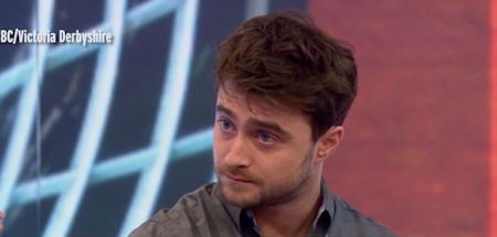 Sao phim “Harry Potter” bóc trần nạn phân biệt đối xử tại giải Oscar - 1 Daniel Radcliffe vừa xuất hiện trong show truyền hình của Victoria Derbyshire