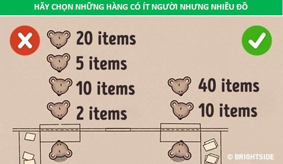 Bí quyết xếp hàng khi đi siêu thị để nhanh đến lượt nhất - 1 Bí quyết xếp hàng khi đi siêu thị để nhanh đến lượt nhất - 1