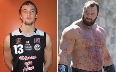 Dàn sao phim “Trò chơi vương quyền”, ngày ấy và bây giờ - 11 Young Hafþór Júlíus Björnsson thì hoàn toàn lột xác khi đóng “Trò chơi vương quyền”