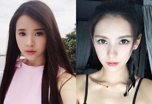 Tìm thấy “bản sao” cực kỳ xinh đẹp của hot girl Midu - 5
Giống nhau từ chân mày đến khuôn miệng