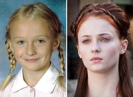 Dàn sao phim “Trò chơi vương quyền”, ngày ấy và bây giờ - 15 Với mái tóc vàng óng tự nhiên, Sophie Turner đã phải nhuộm sang màu nâu đỏ khi hóa thân thành nhân vật Sansa Stark