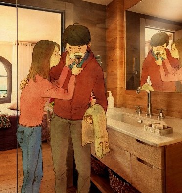 “Mềm tim” với những bức tranh chứng minh tình yêu đích thực - 15 “Mềm tim” với những bức tranh chứng minh tình yêu đích thực - 15