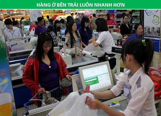 Bí quyết xếp hàng khi đi siêu thị để nhanh đến lượt nhất - 2 Bí quyết xếp hàng khi đi siêu thị để nhanh đến lượt nhất - 2
