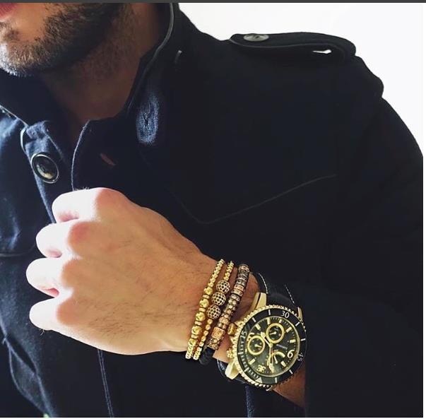 Xem các "thiếu gia phong cách" phối vòng tay nam sang chảnh - 3