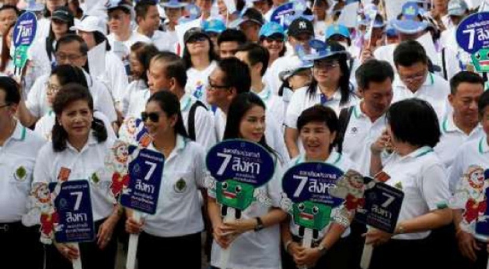 Chính trường Thái Lan trước thử thách mới - 1
Thái Lan kêu gọi người dân đi bỏ phiếu . (Ảnh: Straits Times).