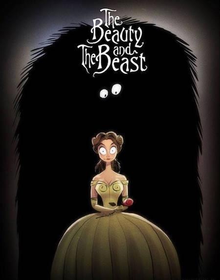 Khi các bộ phim kinh điển của Disney được “phủ màu” u ám - 5 Người đẹp Bella khó mà có thể phải lòng một quái thú có bộ dạng đáng sợ như thế này