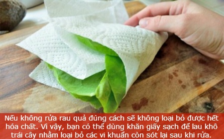 Mẹo loại bỏ dư lượng thuốc trừ sâu trong rau quả - 1 Mẹo loại bỏ dư lượng thuốc trừ sâu trong rau quả - 1
