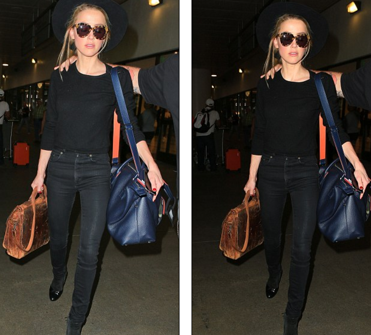 Amber Heard gầy rộc vì vụ ly dị với "cướp biển" Johnny Depp - 8
Ngôi sao nổi tiếng trang điểm nhẹ nhàng và ăn mặc khá kín đáo.