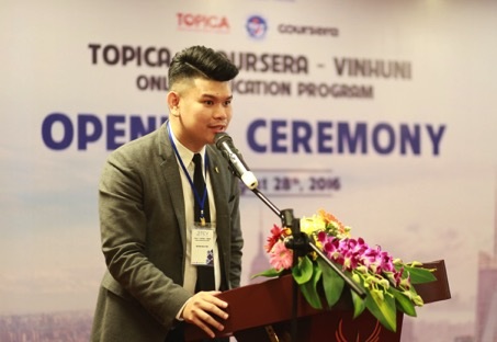 Cơ hội cho sinh viên lĩnh hội tinh hoa kiến thức quốc tế từ các trường Ivy League - 2 Ông Bryan K. Nguyen - Đại diện chương trình Topica - Coursera - VinhUni.