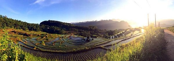 "Tiên cảnh" Pù Luông mùa nước đổ - 14 Bình minh và hoàng hôn đều tuyệt đẹp