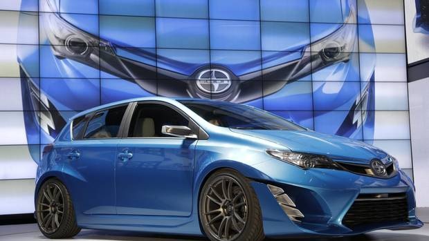 Chiếc Scion iM concept ra mắt tại Triển lãm ô tô Los Angeles 2014 (Ảnh: AP)