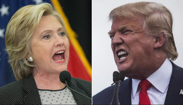 
Ứng viên Dân chủ Hillary Clinton (trái) và ứng viên Cộng hòa Donald Trump. (Ảnh: Getty)

