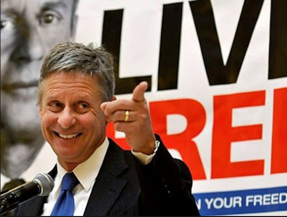 
Ông Gary Johnson, ứng viên tổng thống được đảng Tự do ở Mỹ bầu chọn. (Ảnh: AP)
