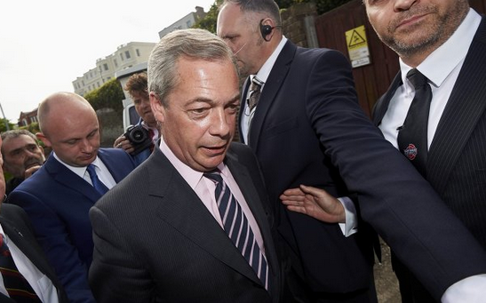 
Ông Nigel Farage, Chủ tịch đảng Độc lập Anh (UKIP). (Ảnh: AFP)
