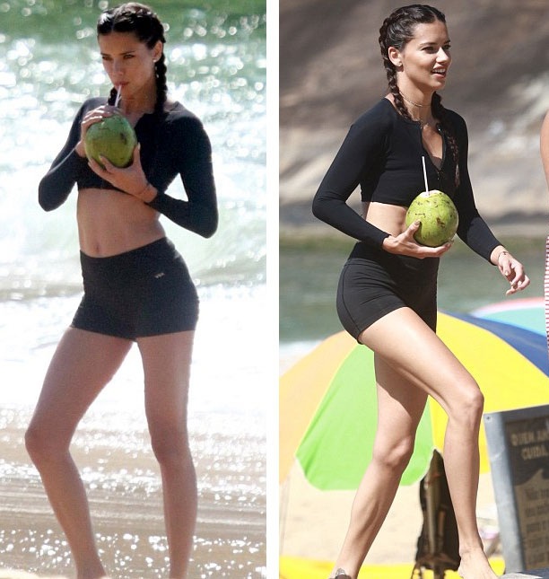 "Thiên thần" nội y cuốn hút trên biển - 10
Dù đã 35 nhưng Adriana Lima cô vẫn có sức hấp dẫn mãnh liệt.