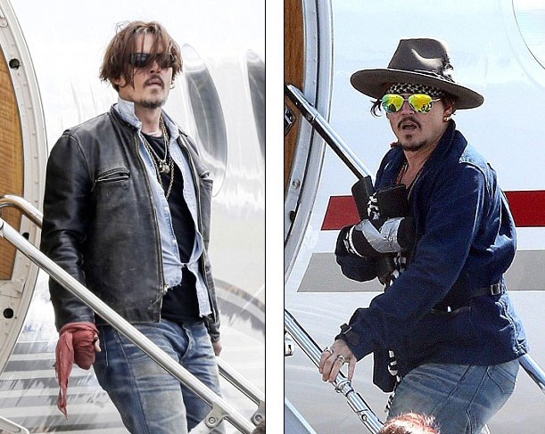 Amber Heard và Johnny Depp thống nhất ly dị - 6
Ngón tay bị thương của Johnny Depp được giấu kỹ.