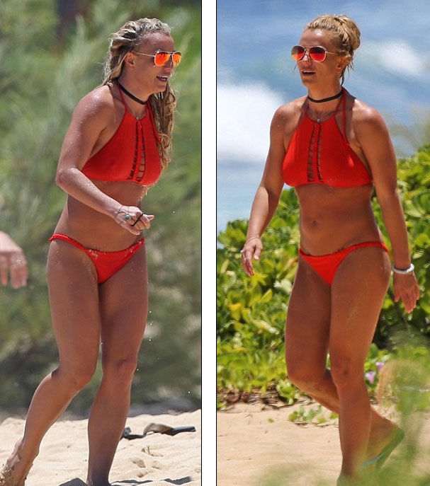 Britney Spears khoe dáng săn chắc trên bãi biển - 20 Britney Spears khoe dáng săn chắc trên bãi biển - 20
