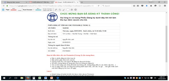 Hơn 3.000 liều vắc xin sẽ đăng ký trực tuyến vào ngày 8/3 - 6 Hơn 3.000 liều vắc xin sẽ đăng ký trực tuyến vào ngày 8/3 - 6