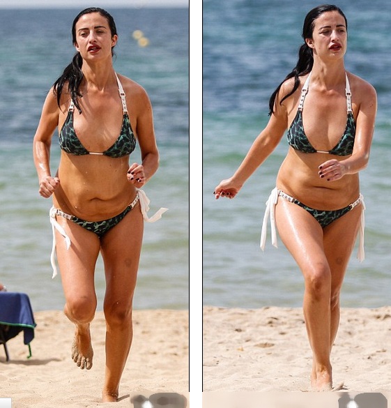 
Gần đây, người mẫu gợi cảm một thời cũng gây choáng khi tiết lộ cô chi tới 16 nghìn bảng để bơm môi
