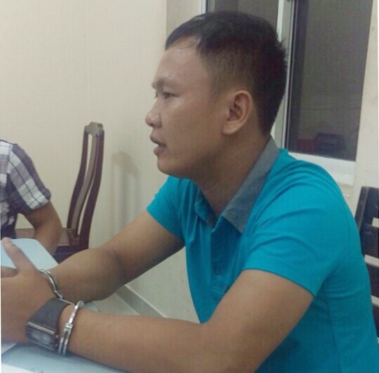 Bùi Văn Bình thời điểm bị bắt giữ.