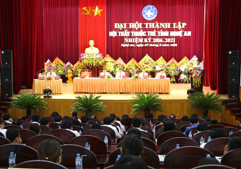 Đại hội thành lập Hội Thầy thuốc trẻ Nghệ An.