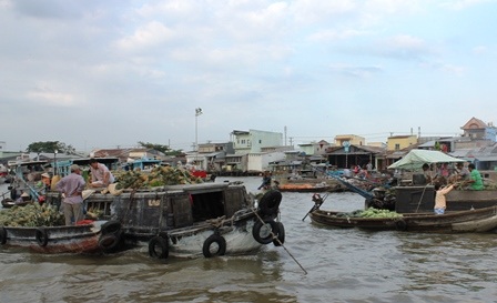 Ngắm chợ nổi Cái Răng ngày giáp Tết - 6