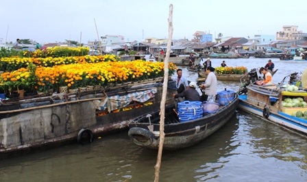 Ngắm chợ nổi Cái Răng ngày giáp Tết - 10