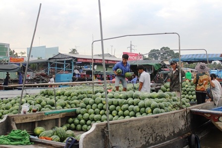 Ngắm chợ nổi Cái Răng ngày giáp Tết - 5