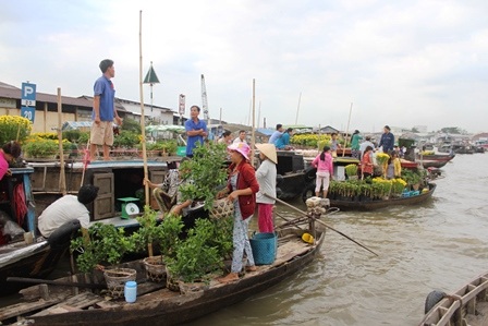 Ngắm chợ nổi Cái Răng ngày giáp Tết - 11